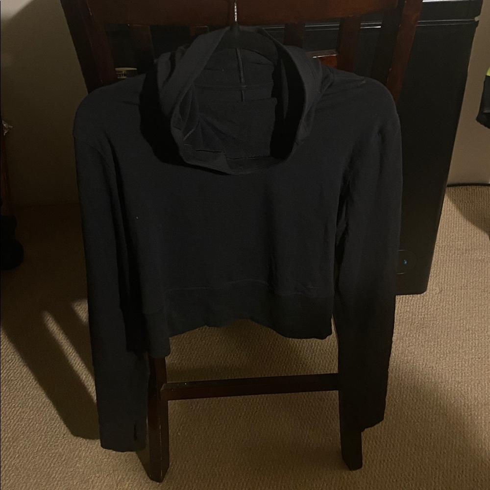 Women's Black Hooded Sweatshirt